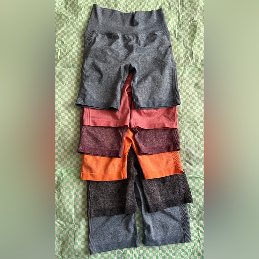 Plush High Wasted Biker Shorts 🩶